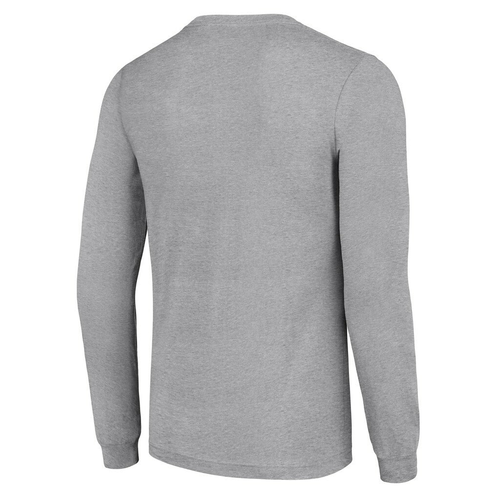 Minnesota Vikings Starter '80s Inspired Team Logo Long Sleeve T-Shirt Heather Gray