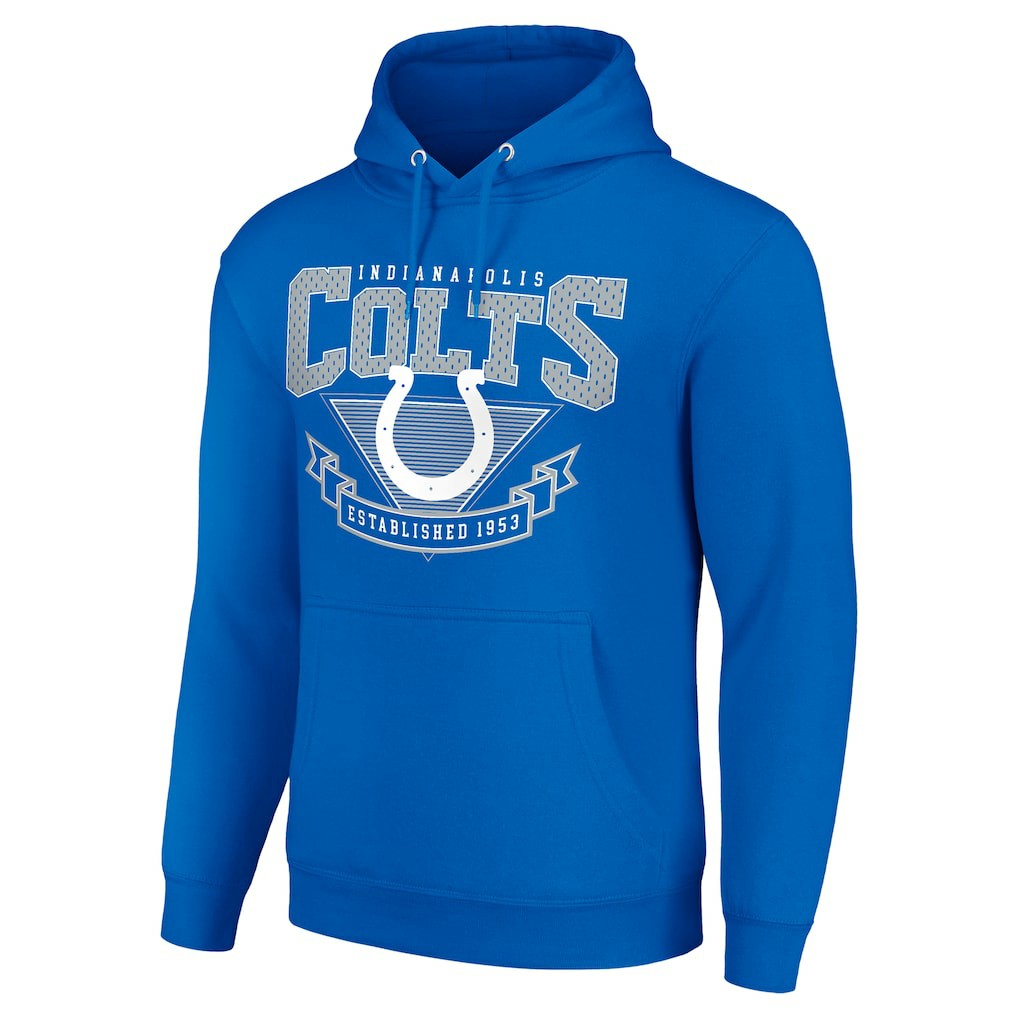 Indianapolis Colts Starter ‘80s Inspired Pullover Hoodie Royal