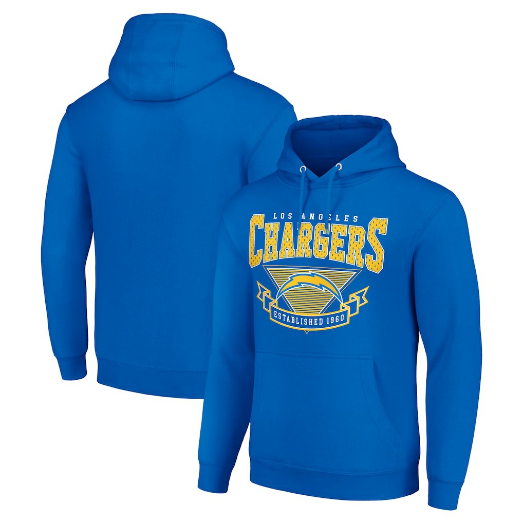 Los Angeles Chargers Starter ‘80s Inspired Pullover Hoodie Royal
