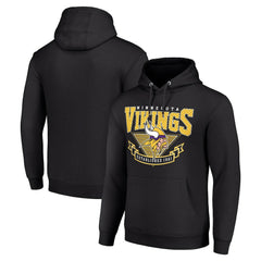 Minnesota Vikings Starter ‘80s Inspired Pullover Hoodie Black