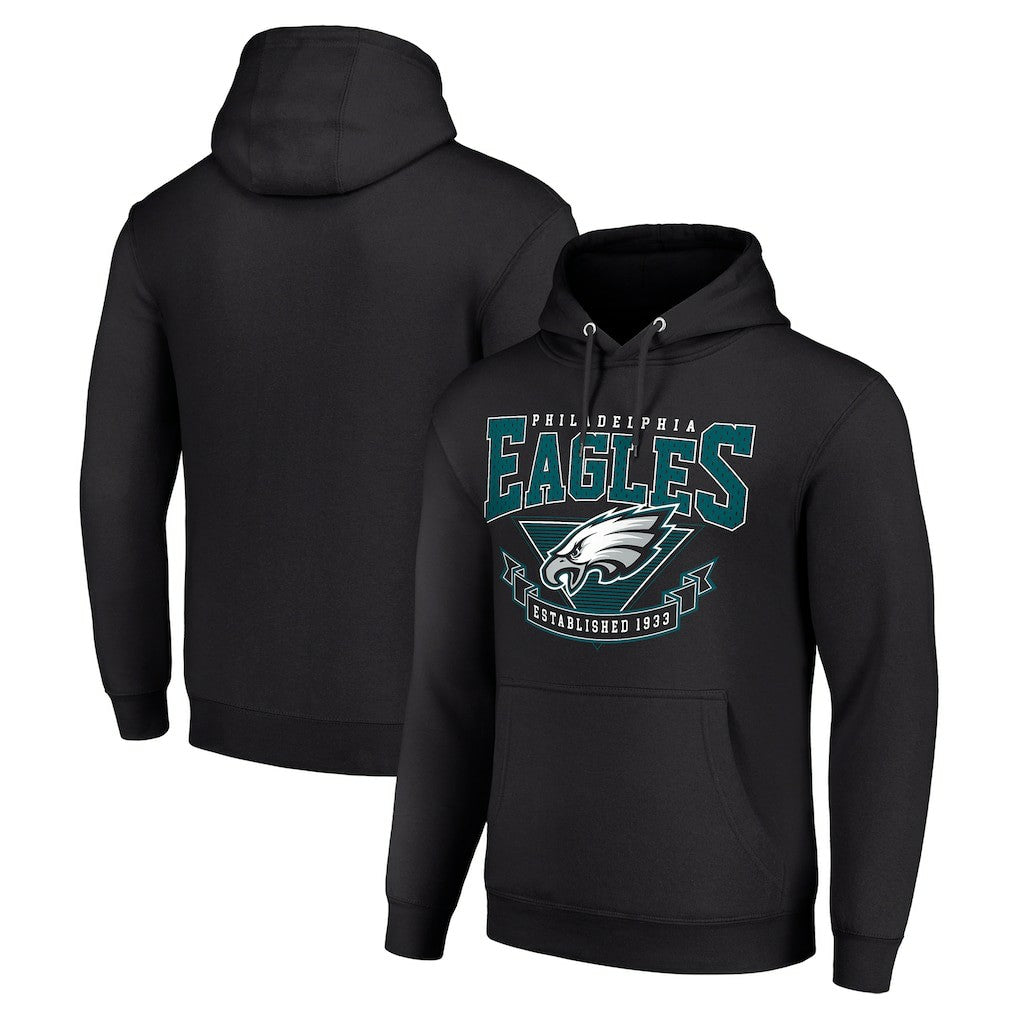 Philadelphia Eagles Starter ‘80s Inspired Pullover Hoodie Black