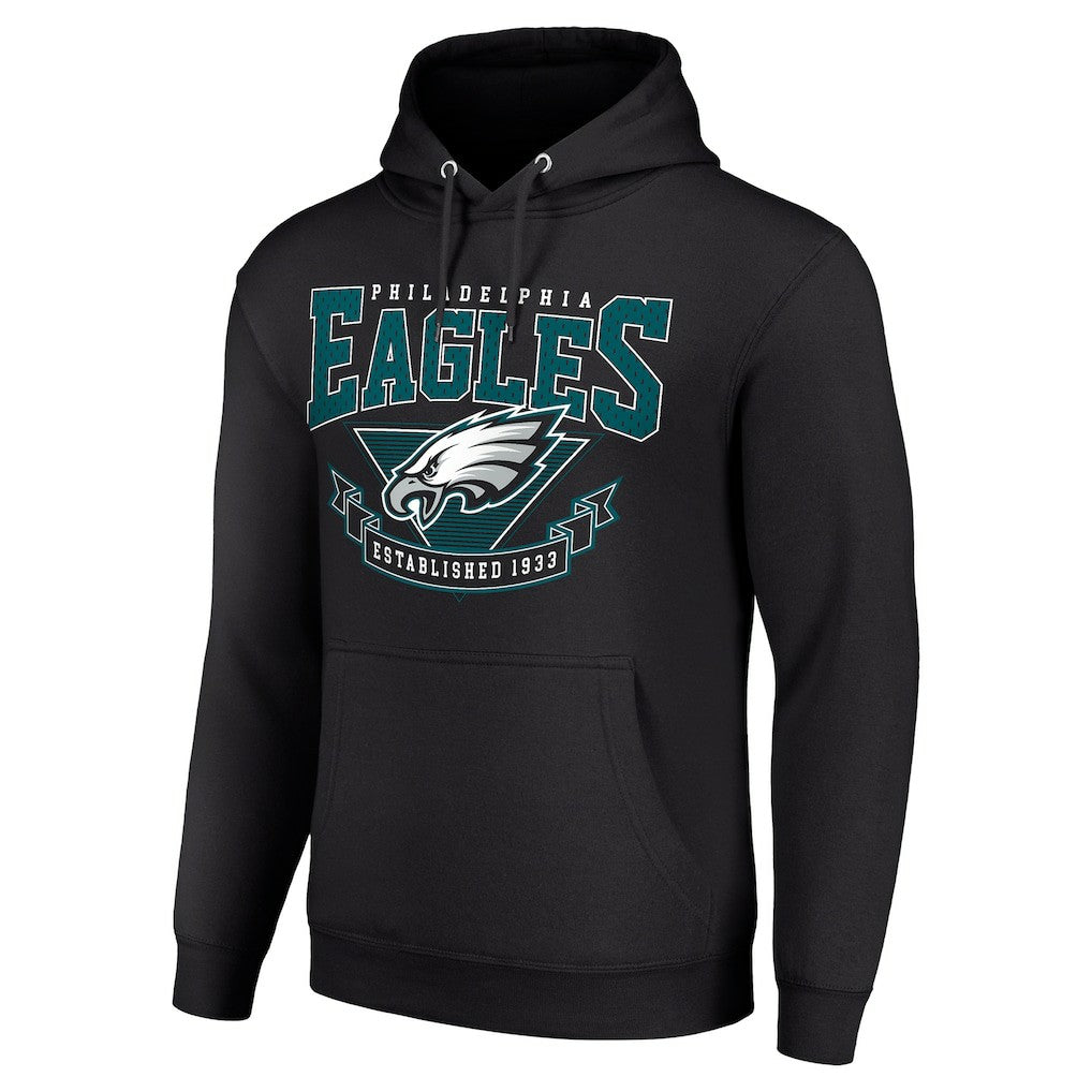 Philadelphia Eagles Starter ‘80s Inspired Pullover Hoodie Black