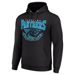 Carolina Panthers Starter ‘80s Inspired Pullover Hoodie Black