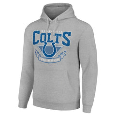 Indianapolis Colts Starter ‘80s Inspired Pullover Hoodie Heather Gray