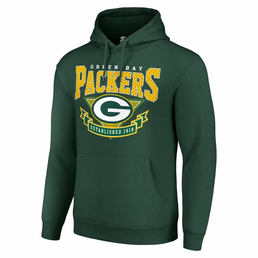 Green Bay Packers Starter ‘80s Inspired Pullover Hoodie Green