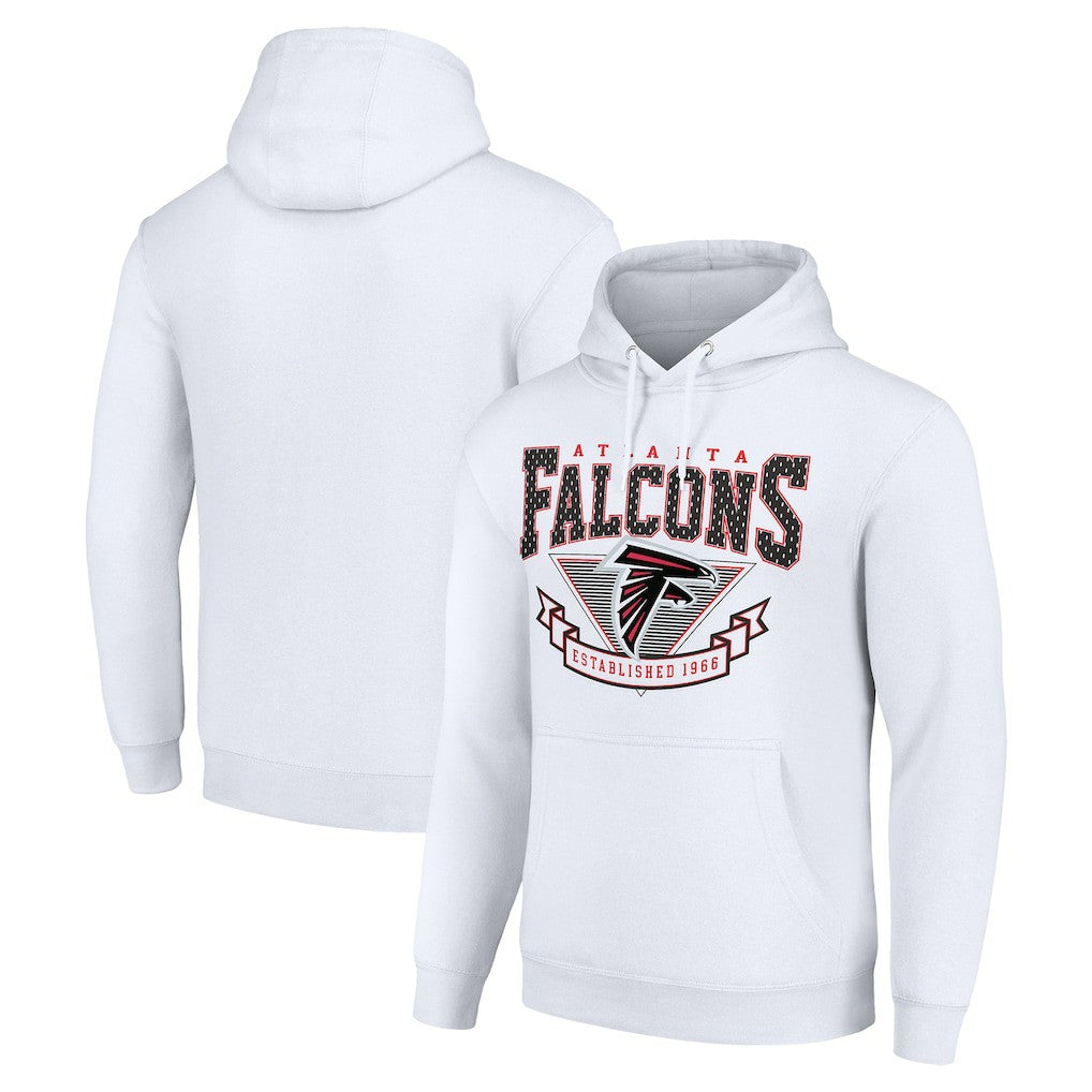 Atlanta Falcons Starter ‘80s Inspired Pullover Hoodie White