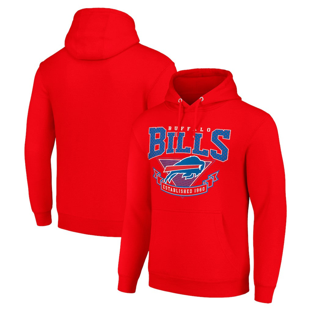 Buffalo Bills Starter ‘80s Inspired Pullover Hoodie Red