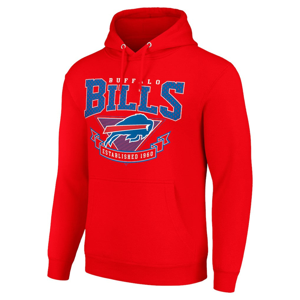Buffalo Bills Starter ‘80s Inspired Pullover Hoodie Red