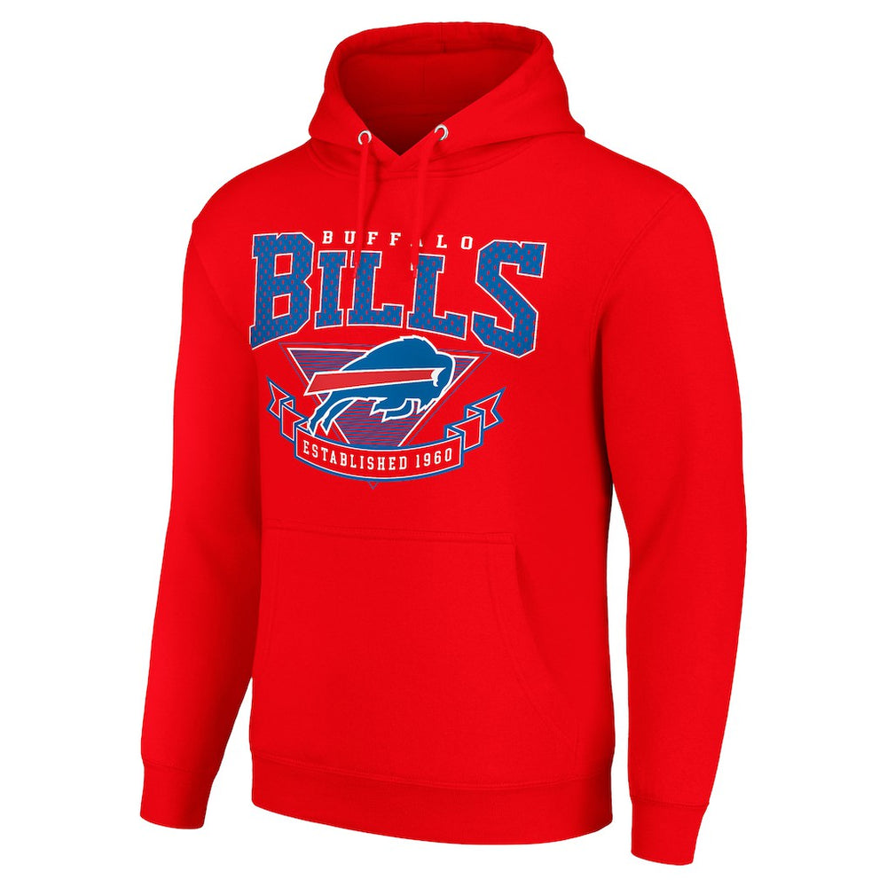 Buffalo Bills Starter ‘80s Inspired Pullover Hoodie Red