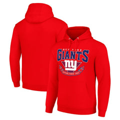 New York Giants Starter ‘80s Inspired Pullover Hoodie Red