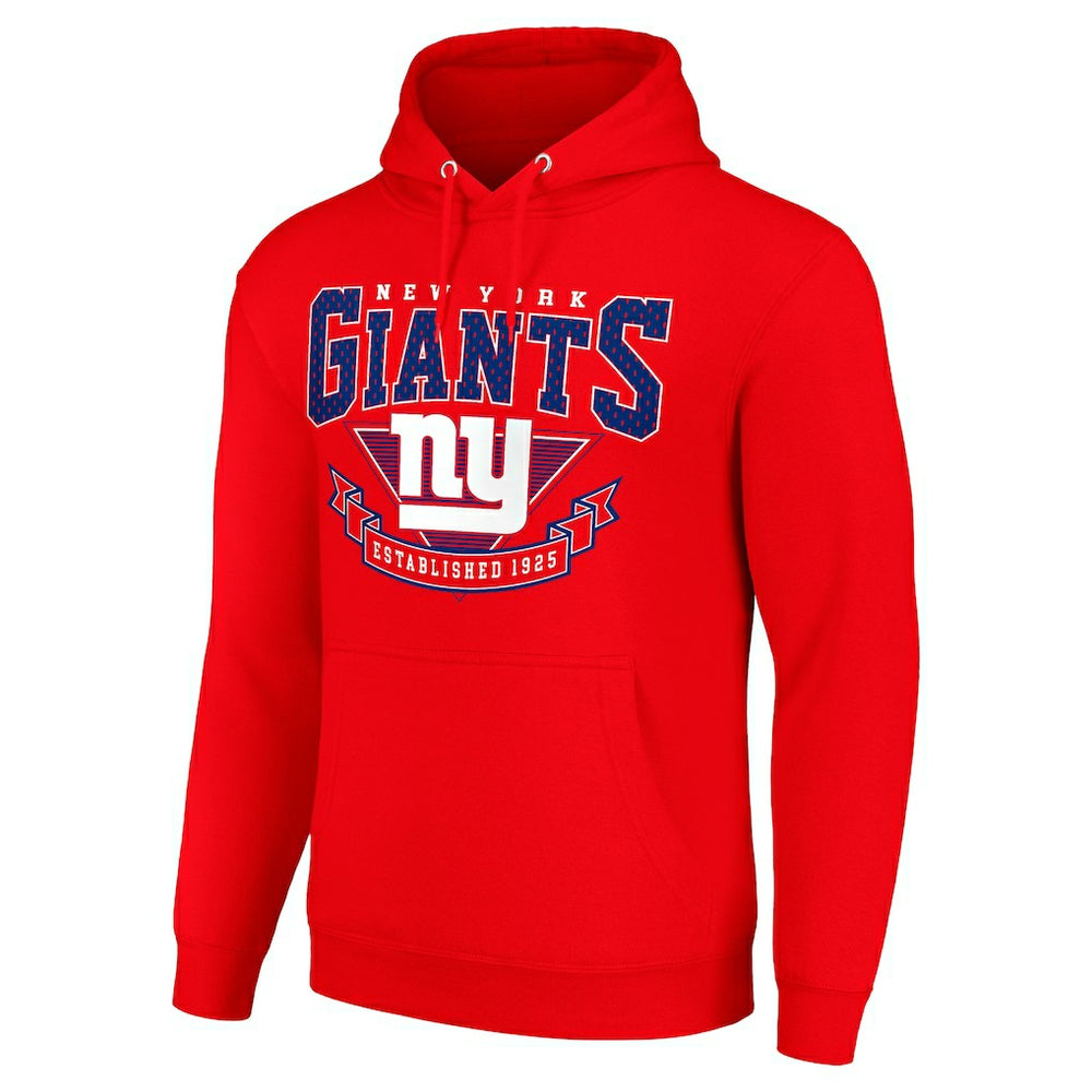 New York Giants Starter ‘80s Inspired Pullover Hoodie Red
