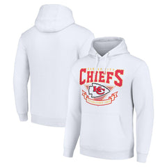 Kansas City Chiefs Starter ‘80s Inspired Pullover Hoodie White