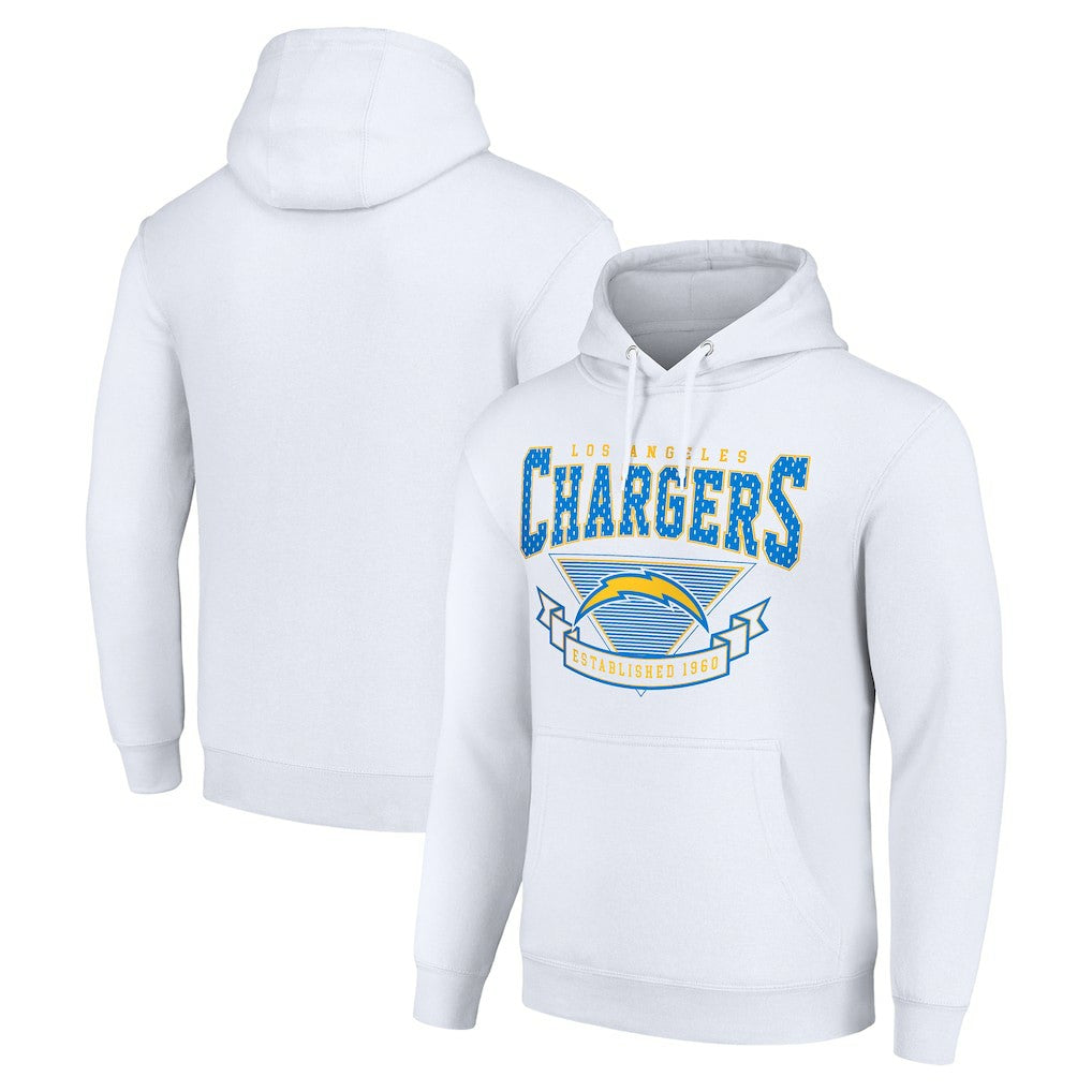 Los Angeles Chargers Starter ‘80s Inspired Pullover Hoodie White
