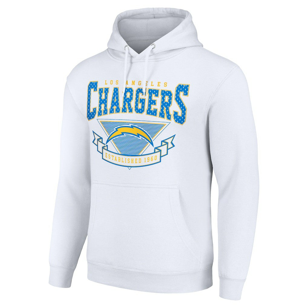 Los Angeles Chargers Starter ‘80s Inspired Pullover Hoodie White