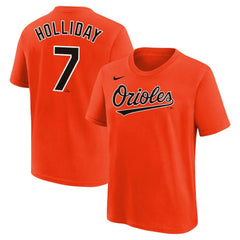Jackson Holliday Baltimore Orioles Nike Youth Name & Number T-Shirt - Orange - Nike Online