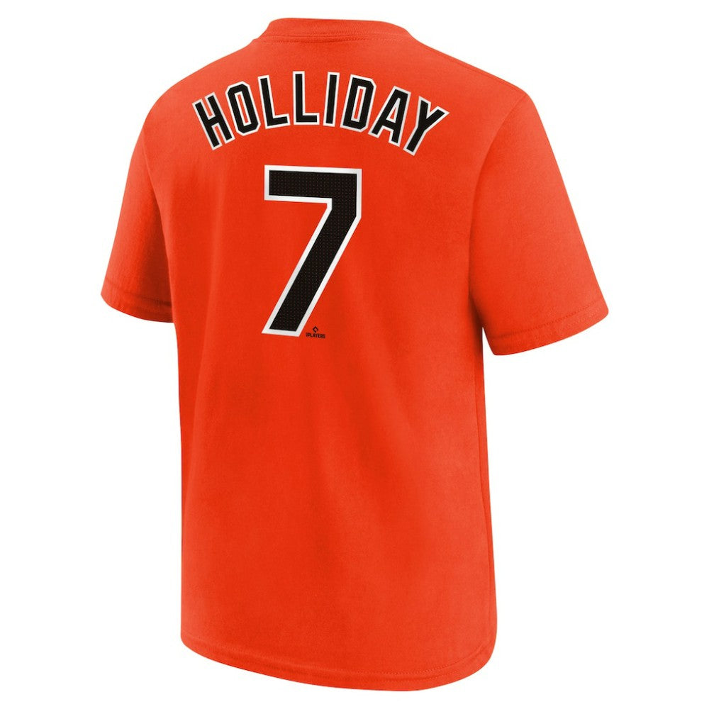 Jackson Holliday Baltimore Orioles Nike Youth Name & Number T-Shirt - Orange - Nike Online