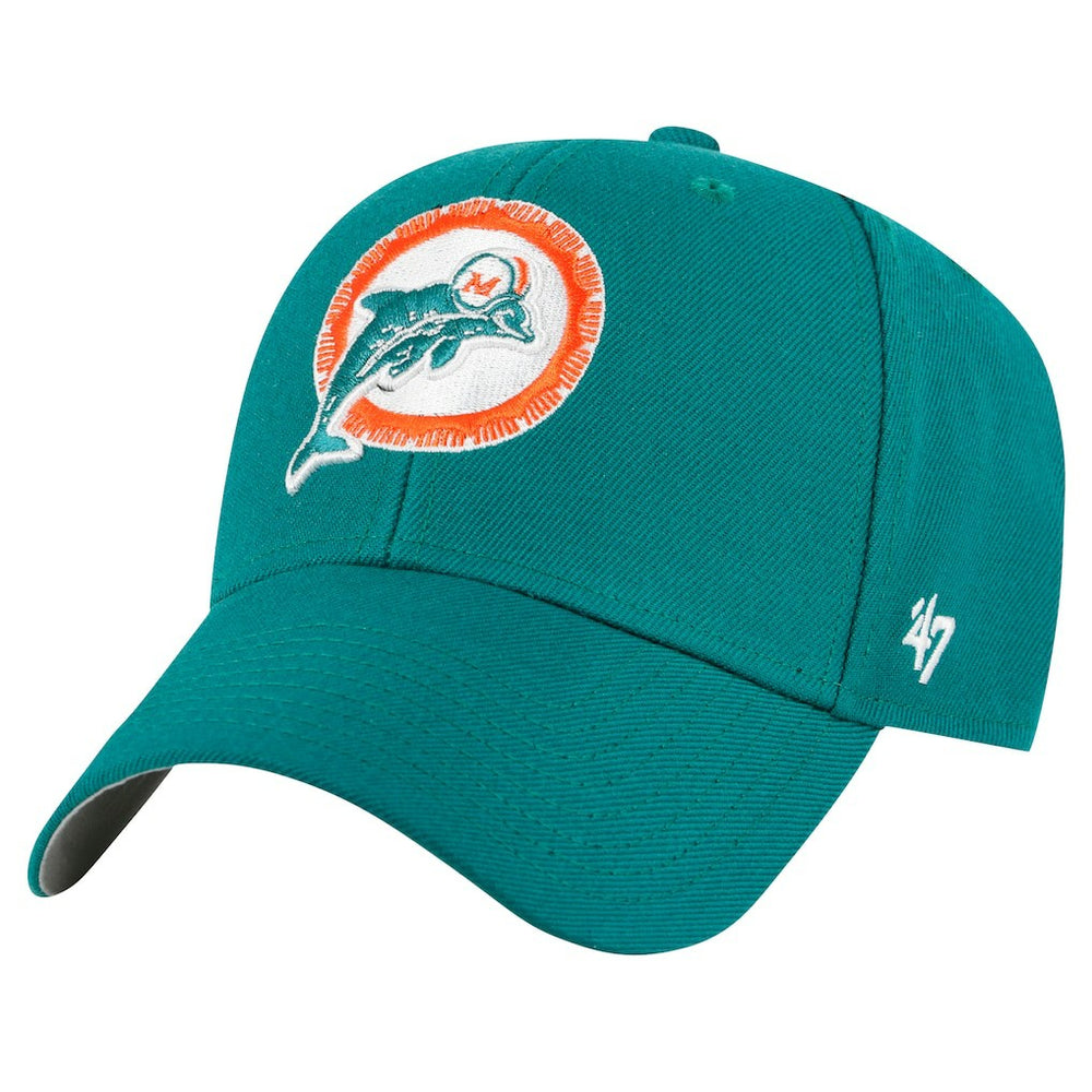 47 brand Miami Dolphins '47 MVP Adjustable Hat Aqua