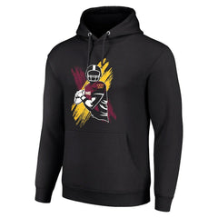 Washington Commanders Starter Player X Fleece Pullover Hoodie Black