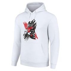 Atlanta Falcons Starter Player X Fleece Pullover Hoodie White