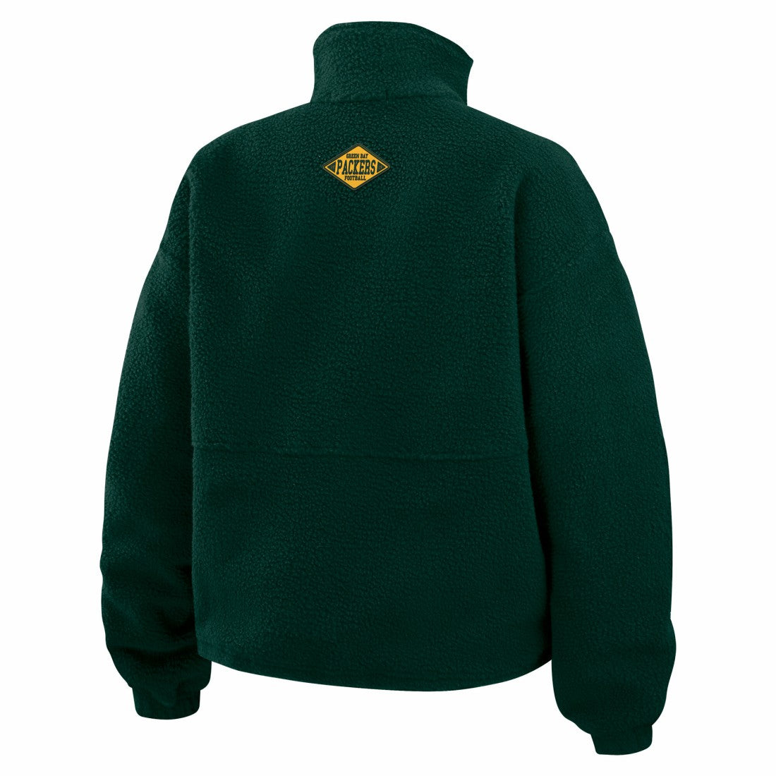 Green Bay Packers WEAR by Erin Andrews Women's Polar Fleece Half-Zip Jacket Green