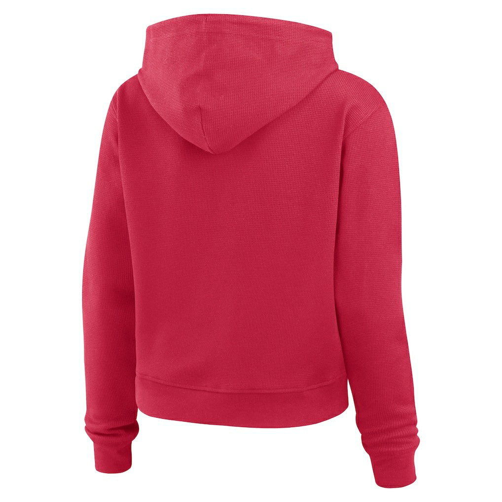 Arizona Cardinals WEAR by Erin Andrews Women's Waffle Hoodie Pullover Top Cardinal
