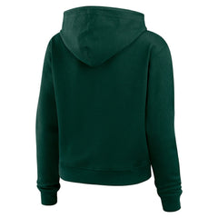 Green Bay Packers WEAR by Erin Andrews Women's Waffle Hoodie Pullover Top Green