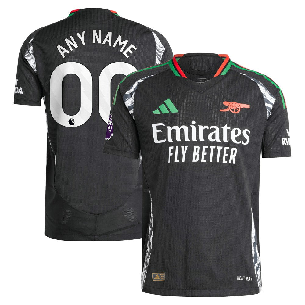 Arsenal 2024/25 Away Custom Jersey Black - Adidas outlet