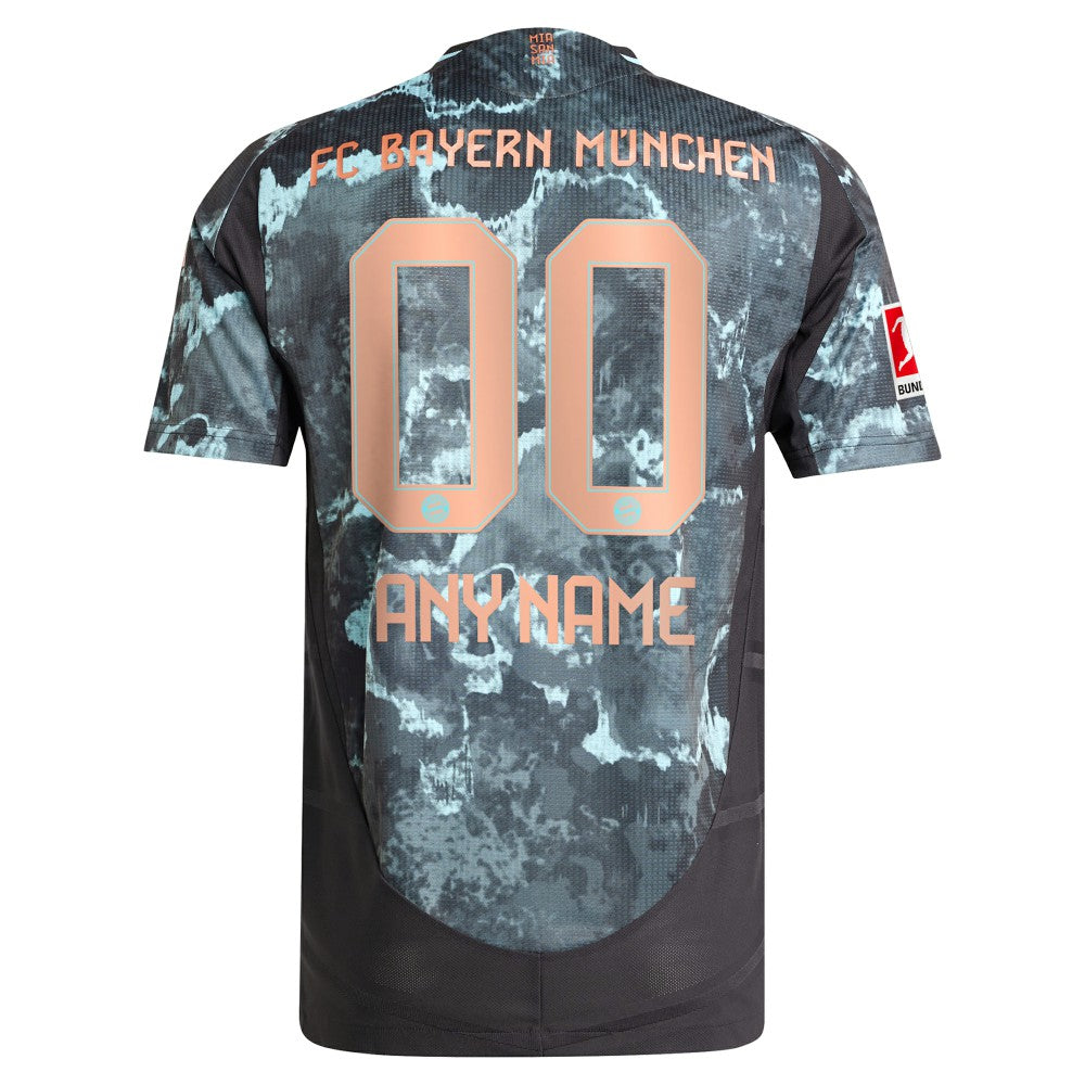 Bayern Munich 2024/25 Away Custom Jersey Black - Adidas for sale