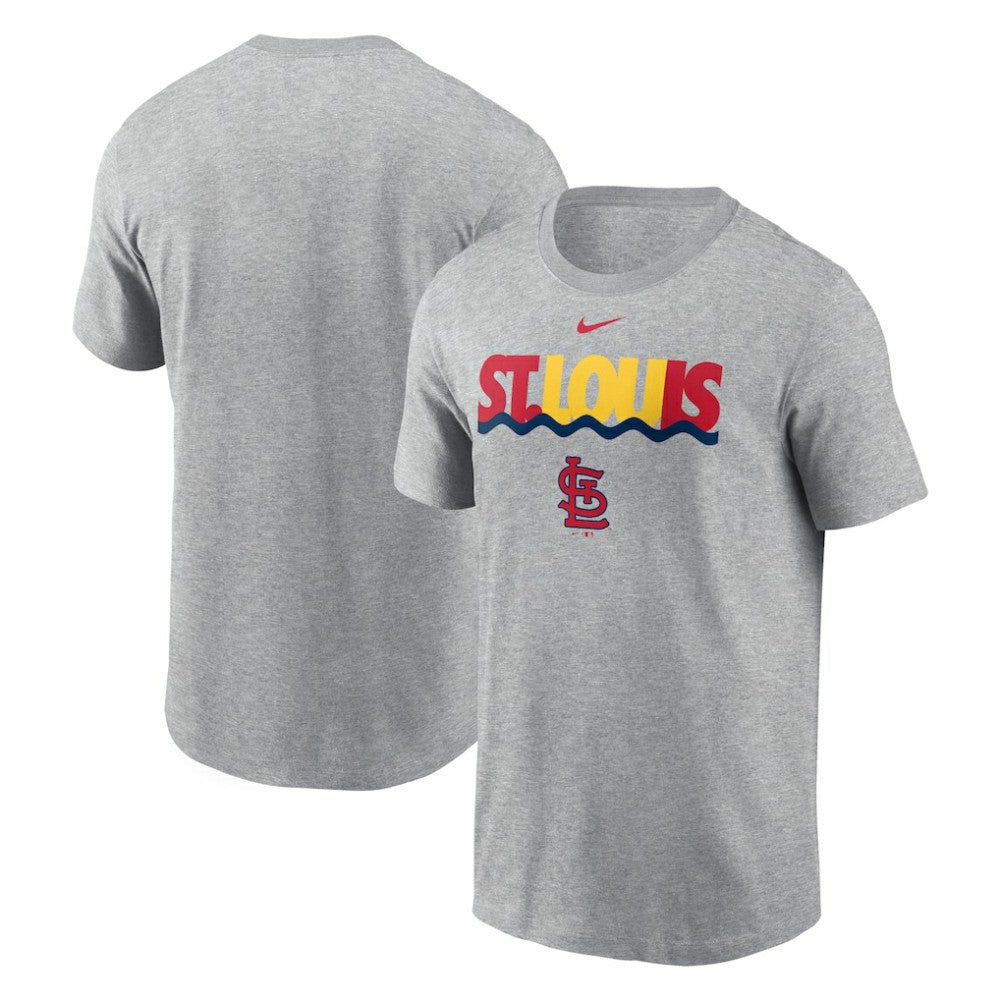 St. Louis Cardinals Nike Local Home Town T-Shirt - Heather Charcoal - Nike Sale
