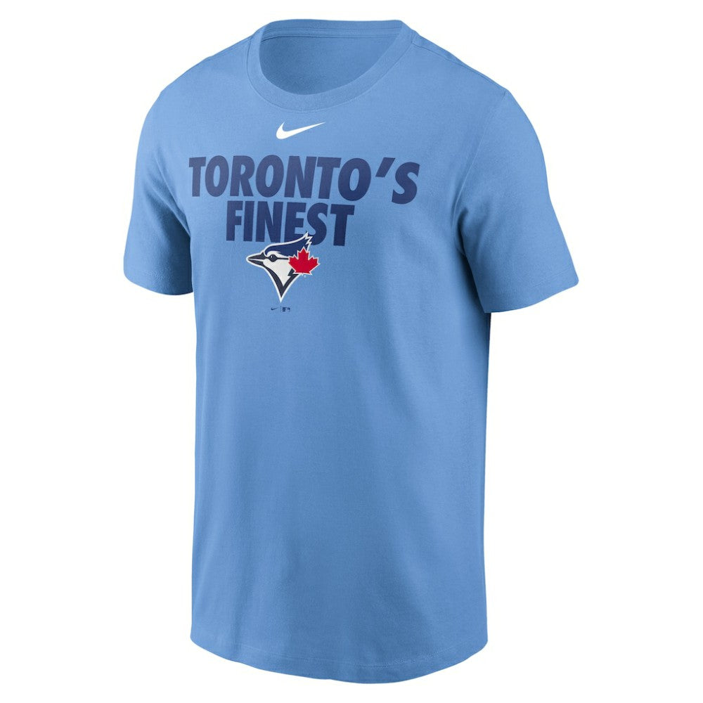Toronto Blue Jays Nike Local Home Town T-Shirt - Powder Blue - Nike Discount