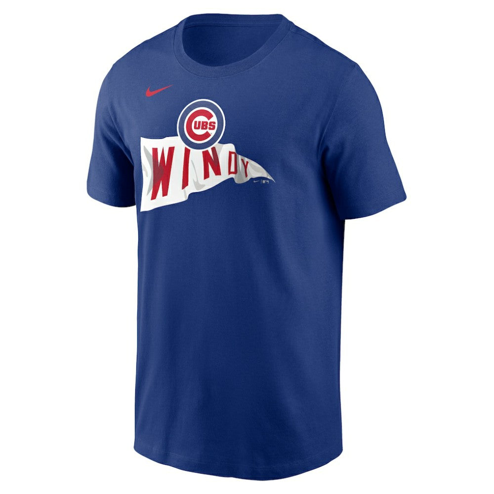 Chicago Cubs Nike Local Home Town T-Shirt - Royal - Nike Lifestyle