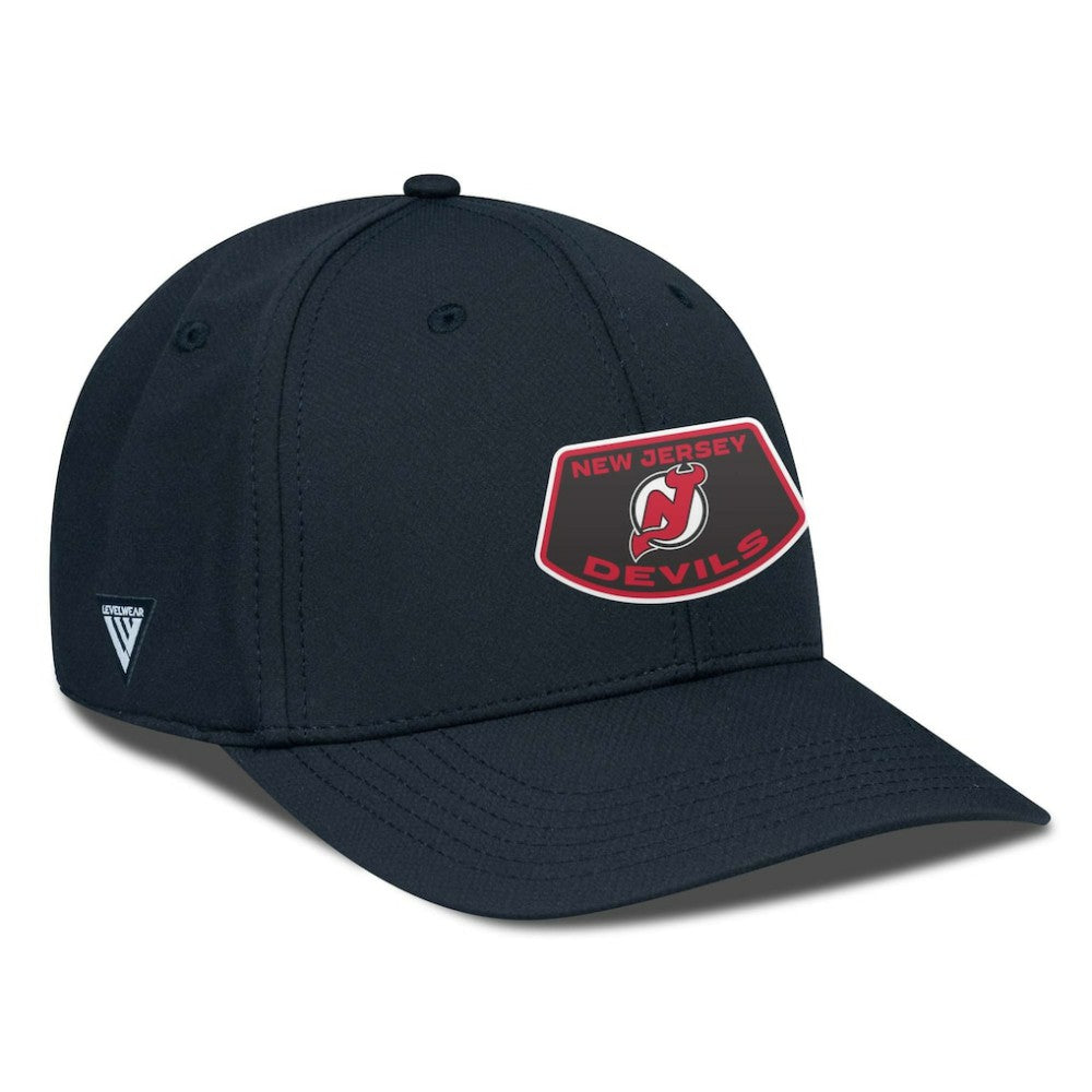 New Jersey Devils Levelwear Rise Skylight Flex Hat - Black - NHL 201570507