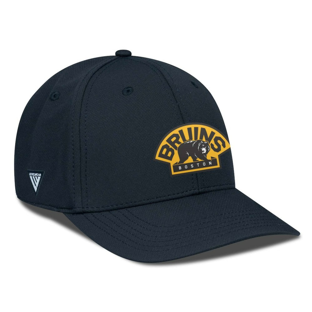 Boston Bruins Levelwear Rise Skylight Flex Hat - Black - NHL 201570522