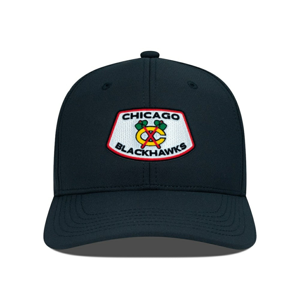 Chicago Blackhawks Levelwear Rise Skylight Flex Hat - Black - NHL 201570528