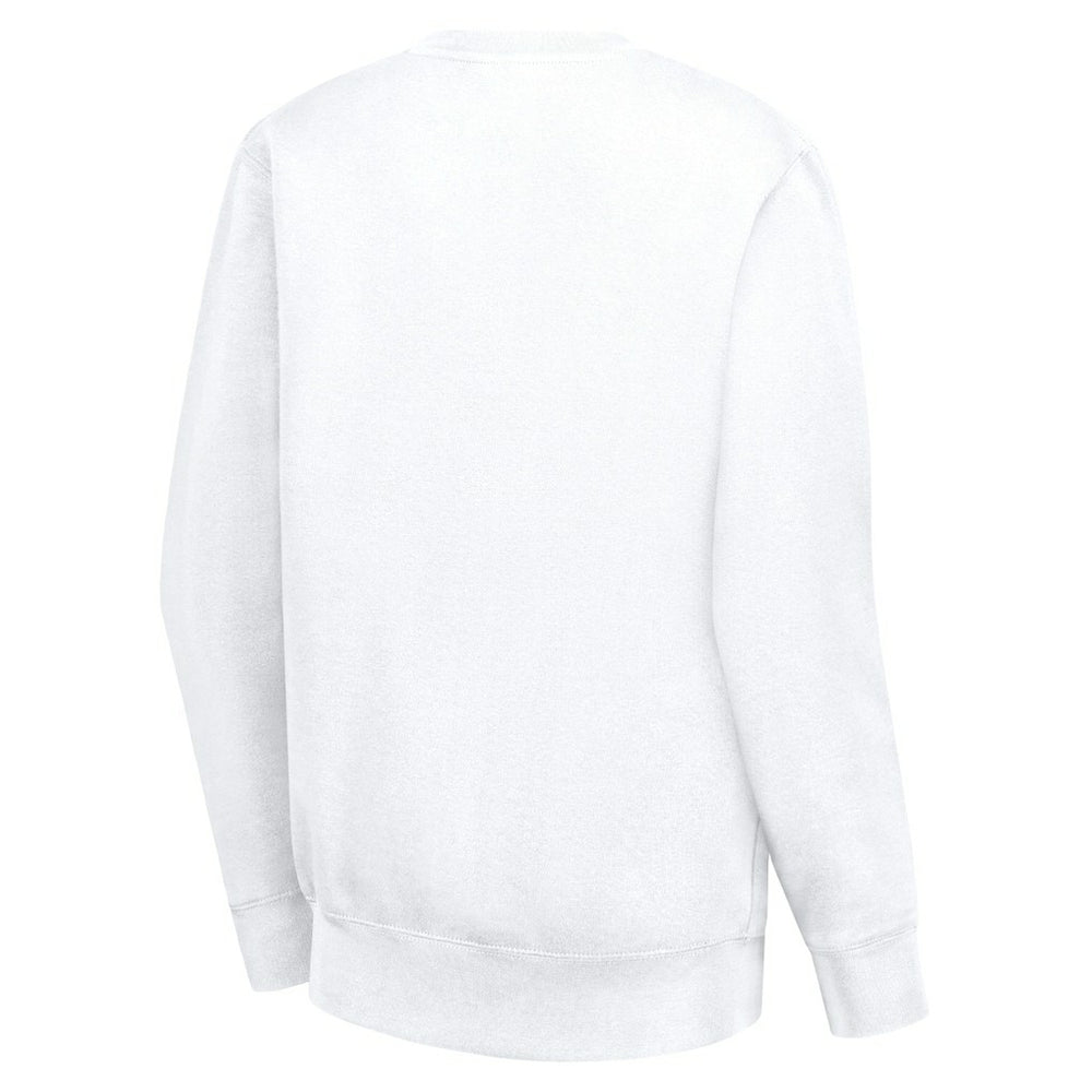Denver Nuggets G-III 4Her by Carl Banks Women's Collage Team Graphic Fleece Pullover Sweatshirt White