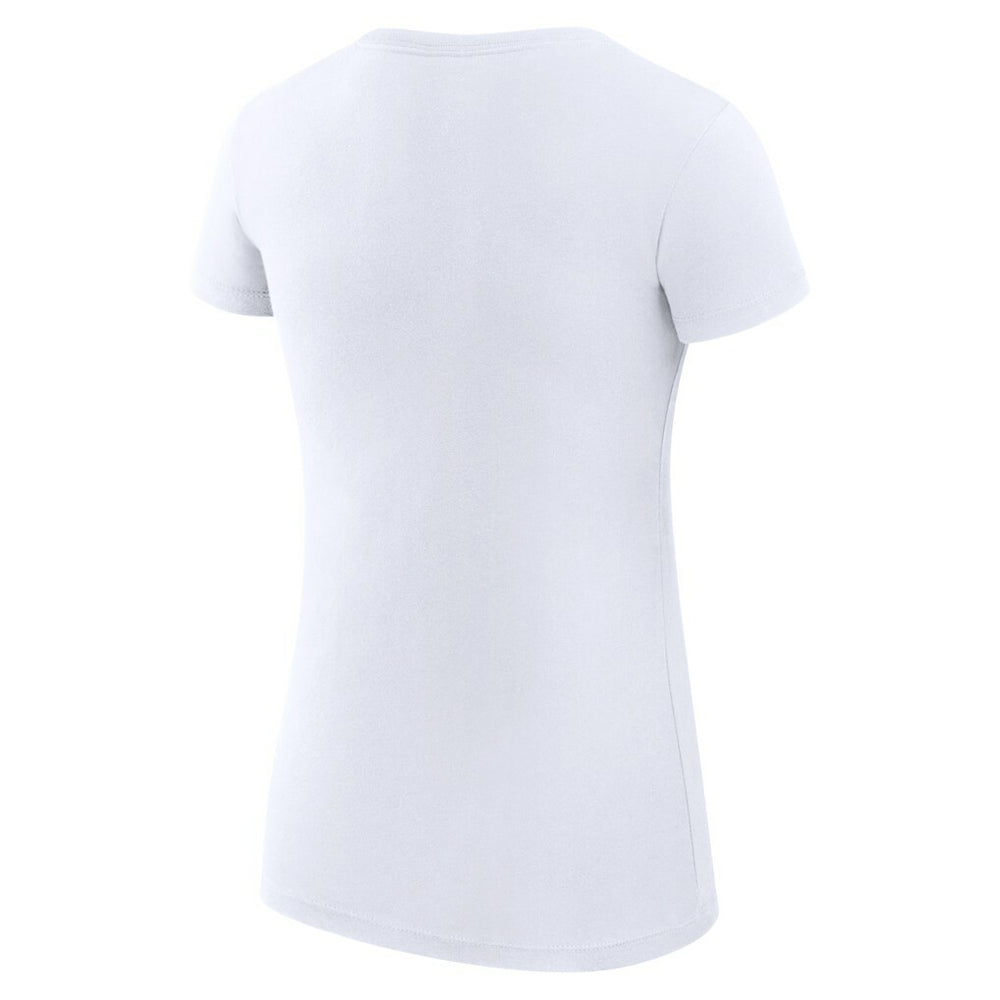 Cleveland Cavaliers G-III 4Her by Carl Banks Women's Super-Slim Fit Lightweight Team Name Collage Graphic T-Shirt White