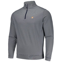 Houston Astros Peter Millar Perth Sugar Stripe Performance Quarter-Zip Top - Navy - MLB Online