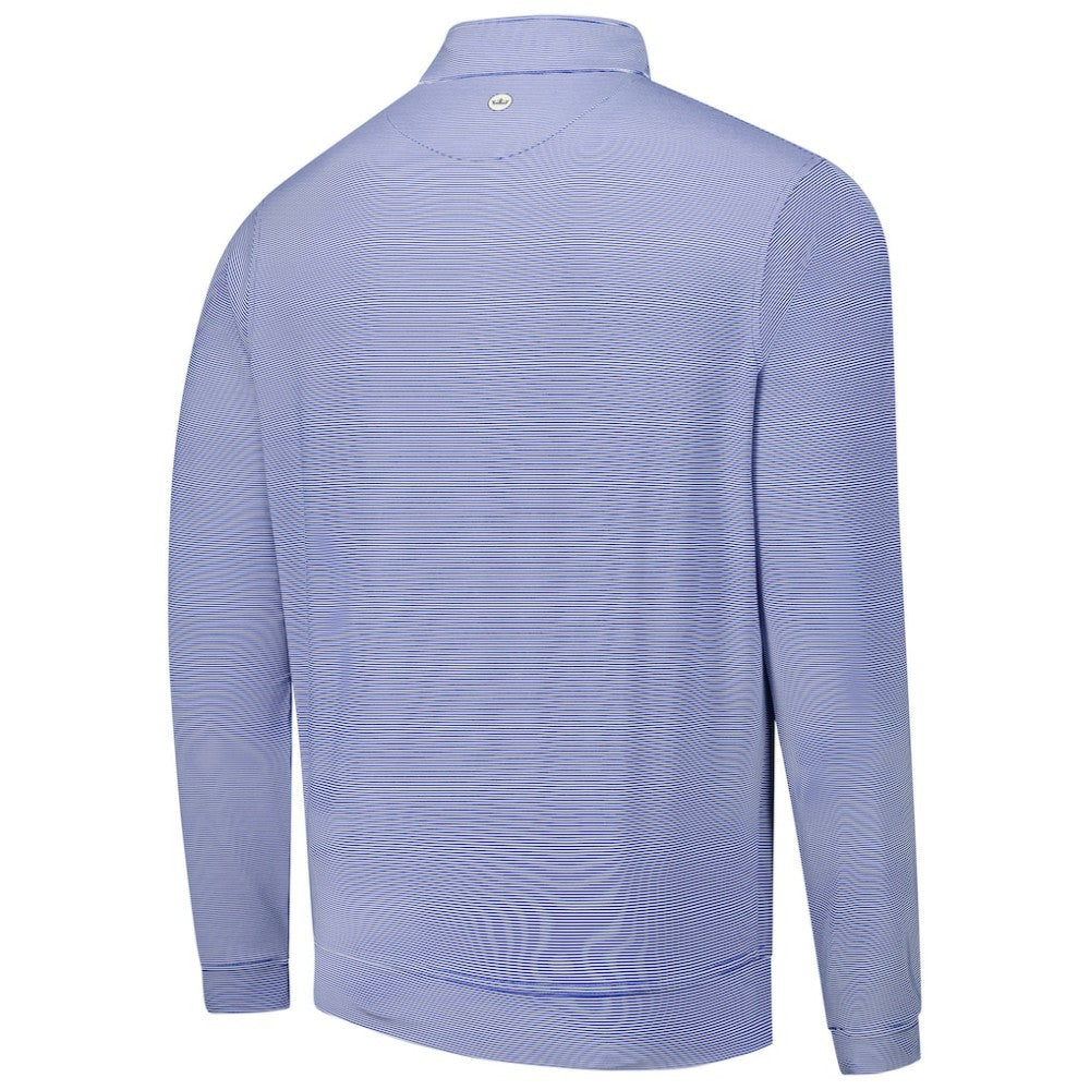 Philadelphia Phillies Peter Millar Perth Sugar Stripe Performance Quarter-Zip Top - Royal - MLB Online