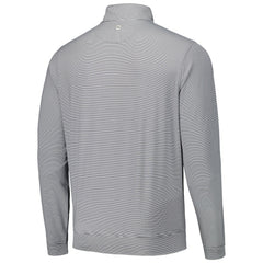 San Diego Padres Peter Millar Perth Sugar Stripe Performance Quarter-Zip Top - Black - MLB Discount