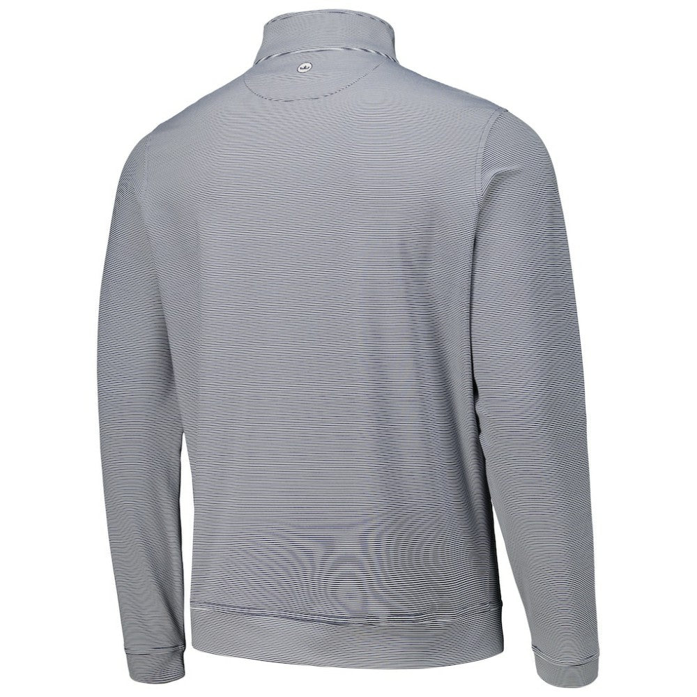 St. Louis Cardinals Peter Millar Perth Sugar Stripe Performance Quarter-Zip Top - Navy - MLB Sale