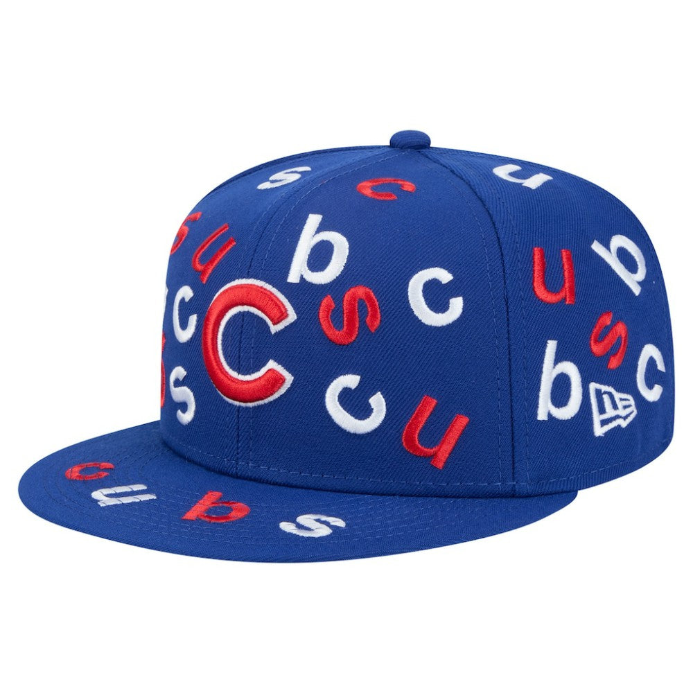 Chicago Cubs New Era Team Confetti 59FIFTY Fitted Hat - Royal - New Era Online