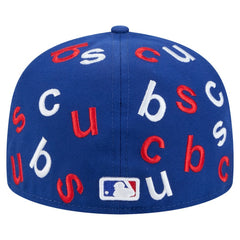 Chicago Cubs New Era Team Confetti 59FIFTY Fitted Hat - Royal - New Era Online