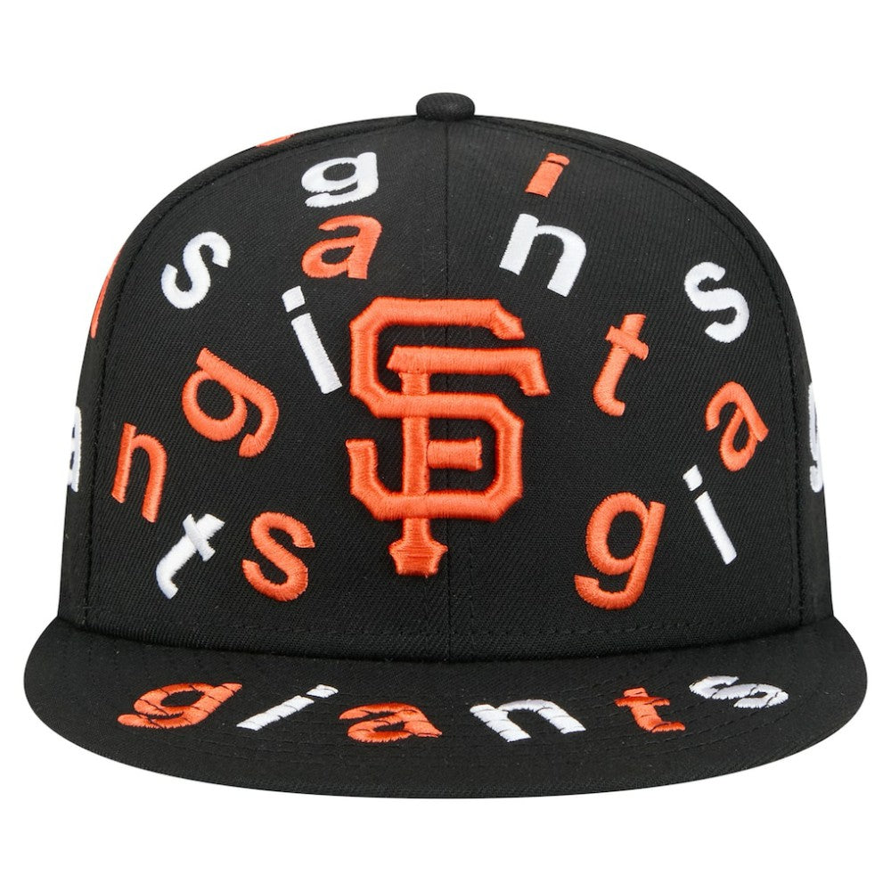 San Francisco Giants New Era Team Confetti 59FIFTY Fitted Hat - Black - New Era Discount