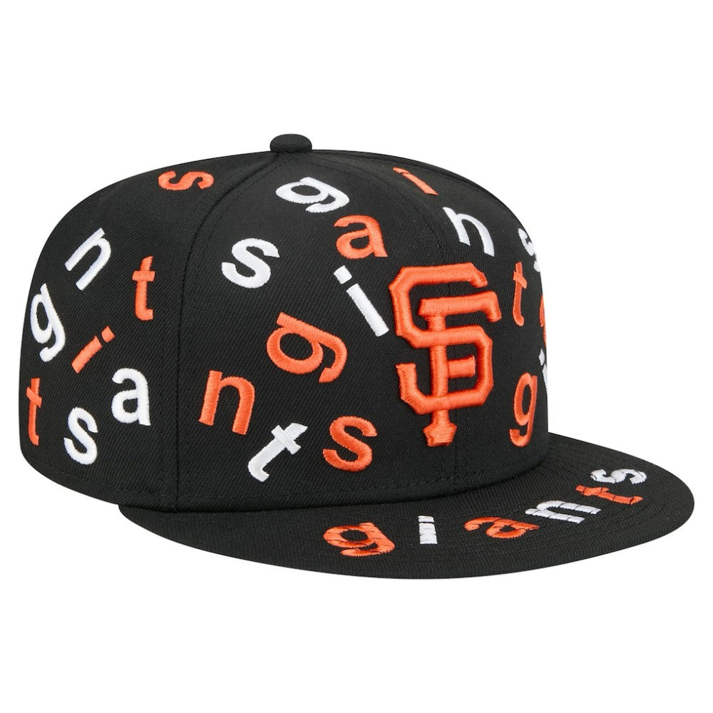 San Francisco Giants New Era Team Confetti 59FIFTY Fitted Hat - Black - New Era Discount