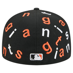 San Francisco Giants New Era Team Confetti 59FIFTY Fitted Hat - Black - New Era Discount