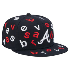 Atlanta Braves New Era Team Confetti 59FIFTY Fitted Hat - Navy - New Era on Sale
