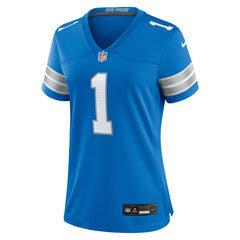 Nike Number 1 Mom Detroit Lions Game Jersey Blue