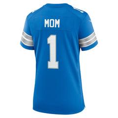 Nike Number 1 Mom Detroit Lions Game Jersey Blue