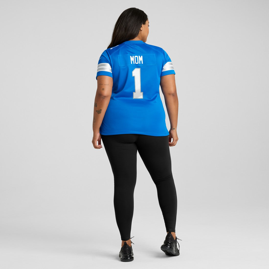 Nike Number 1 Mom Detroit Lions Game Jersey Blue