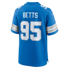 Nike Mathieu Betts Detroit Lions Game Jersey Blue